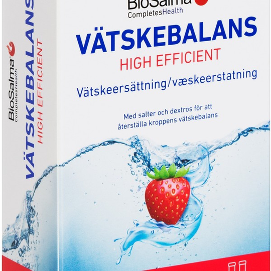 BioSalma Vätskebalans Jordgubb 2x10 brustabletter