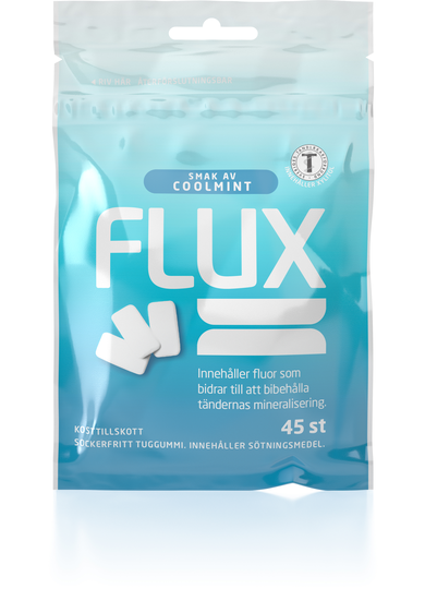 Flux Tuggummi Coolmint, påse 45 st