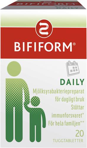 Bifiform Daily Tuggtablett, 20 st
