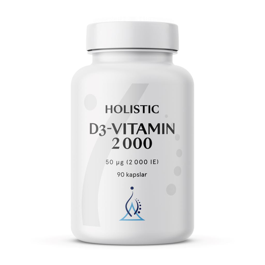 Holistic D3-vitamin 2000 90 kapslar