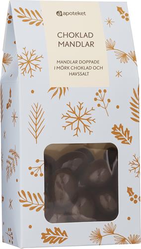 Chokladmandlar med mörk choklad och havssalt, 150 g