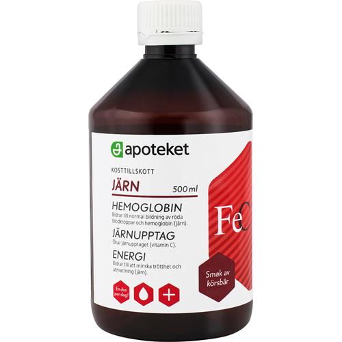 Apoteket Järn flytande, 500 ml