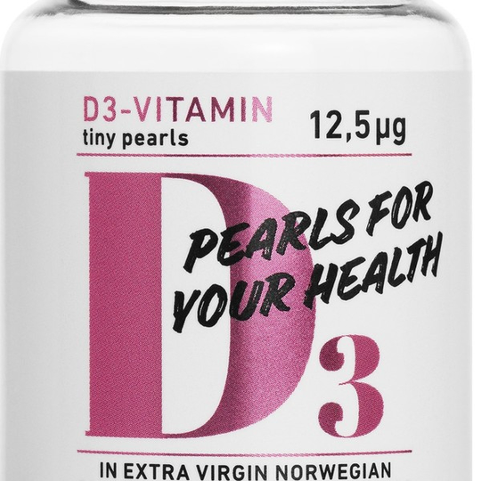 BioSalma D3-vitamin 12,5µg tiny pearls 120 kapslar