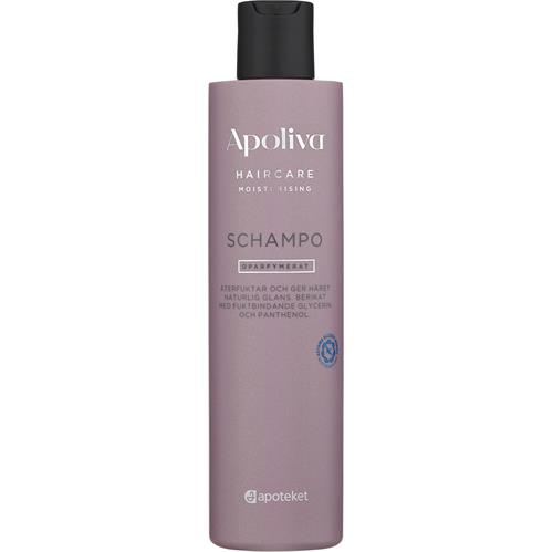 Apoliva Schampo Moist oparfymerad, 250 ml