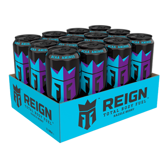 12 x Reign Energy, 50 cl, Razzle Berry