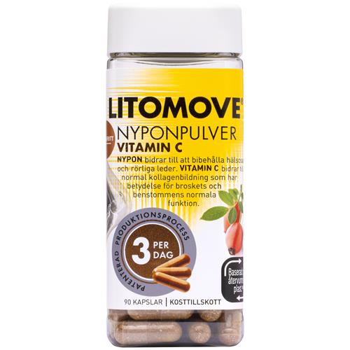 Litomove Nyponpulver, 90 st