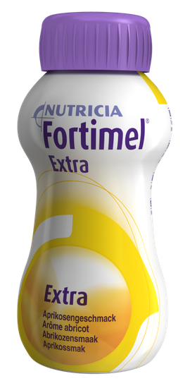 Fortimel Extra, drickfärdigt kosttillägg, aprikos 4 x 200 milliliter