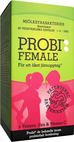Probi Mjölksyrebakterier Female, 60 st