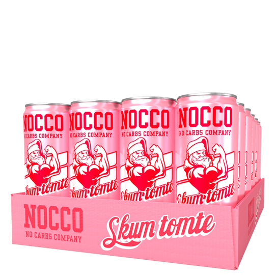 24 x NOCCO BCAA, 330 ml, Skum Tomte 2022