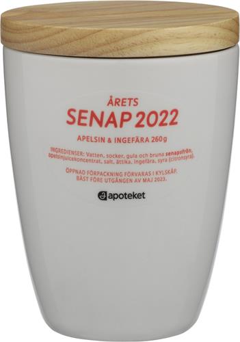 Apoteket Senap Årets Smak 2022 - Apelsin & Ingefära, 260 g