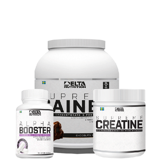Delta Growth Pack (Creatine, Gainer, Alpha Booster)