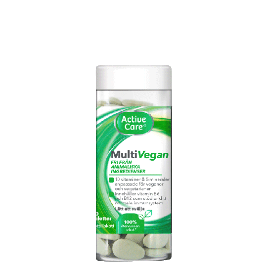 Active Care Multivegan, 120 tabletter