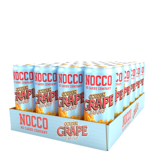 24 x NOCCO BCAA, 330 ml, Golden Grape del Sol