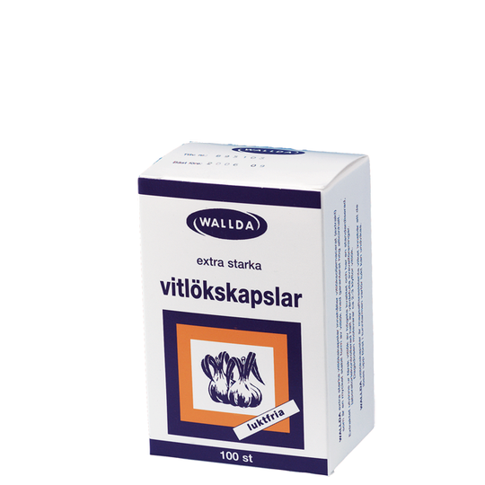 Wallda Vitlökskapslar, 100 kapslar