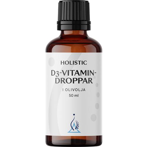 Holistic D3-vitamindroppar, 50 ml