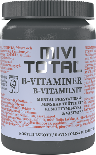 Mivitotal B-vitaminer 90 st