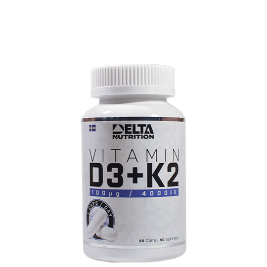 Vitamin D3 + K2, 90 caps