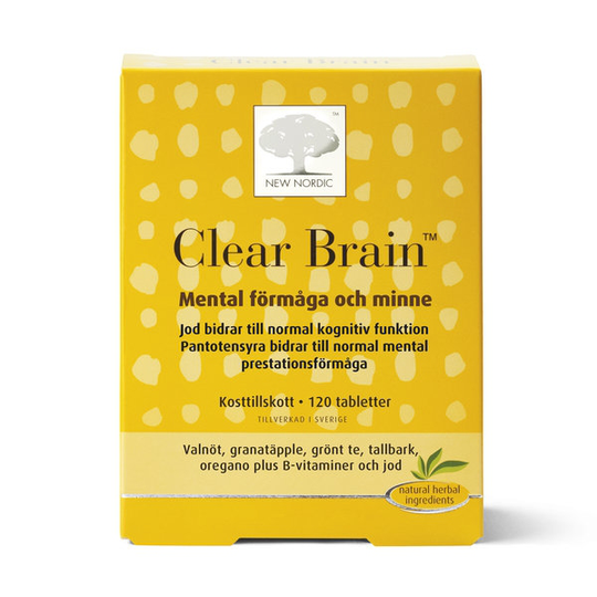 New Nordic Clear Brain 120 tabletter