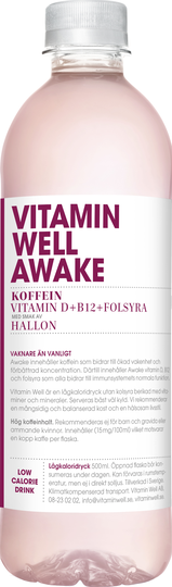 Vitamin Well Awake hallon 500 ml
