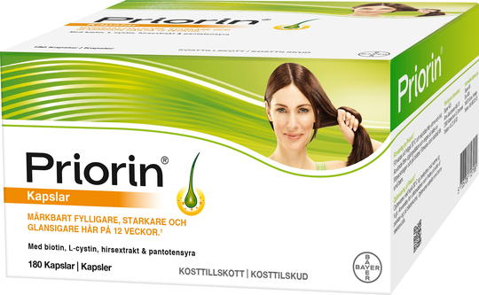 Priorin kapslar 180 st