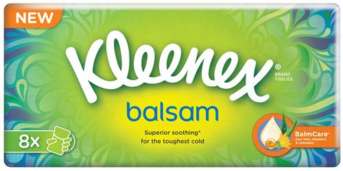 Kleenex Balsam ficknäsduk, 8 st