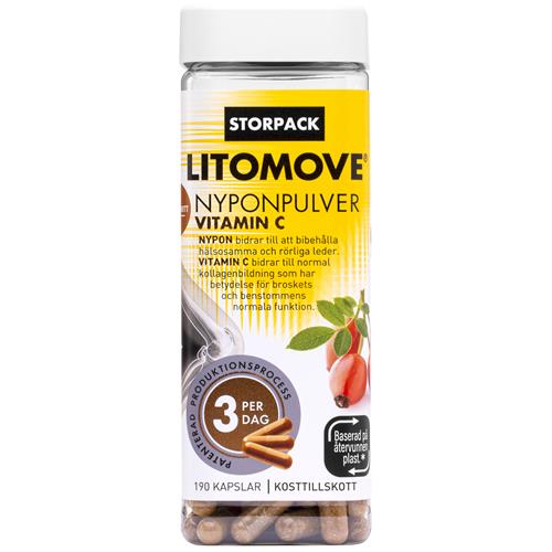 Litomove Nyponpulver, 190 st