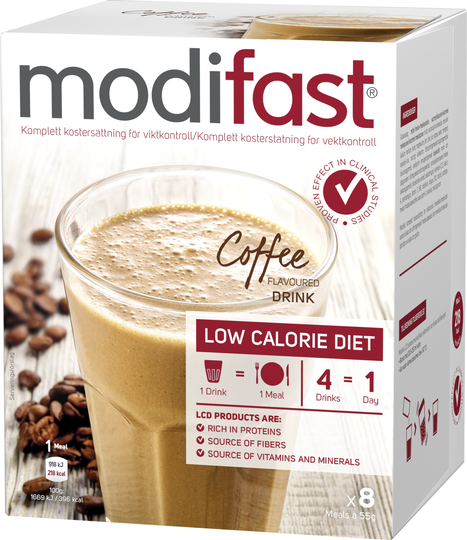 Modifast Pulver Kaffe 8 st