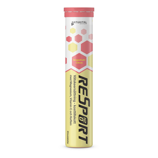 Natuvital ReSport Grapefruit & Citrus 20 brustabletter