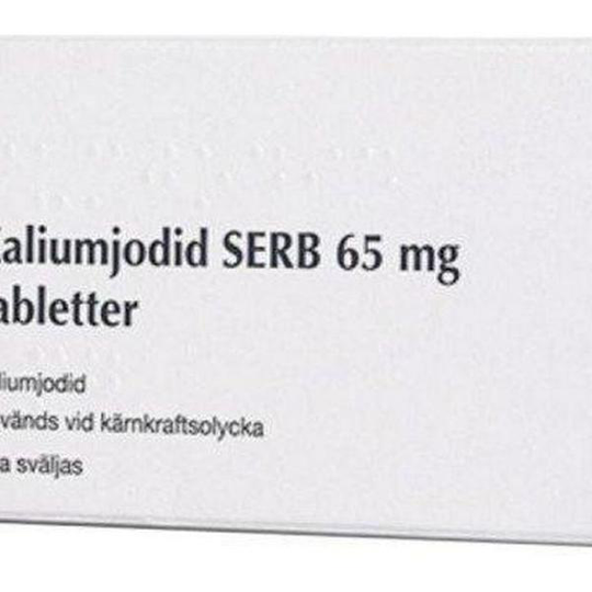 Kaliumjodid SERB 65 mg 10 tabletter