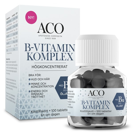 ACO B-vitamin Komplex 100 tabletter