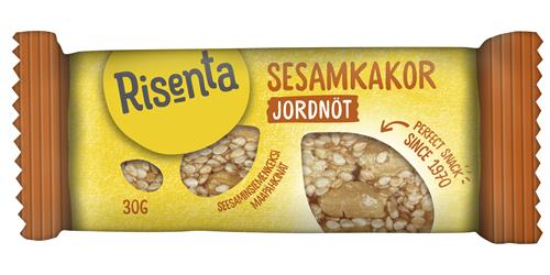 Risenta Sesamkaka Jordnöt, 30 g