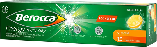 Berocca Energy Orange Brustabletter 15 st