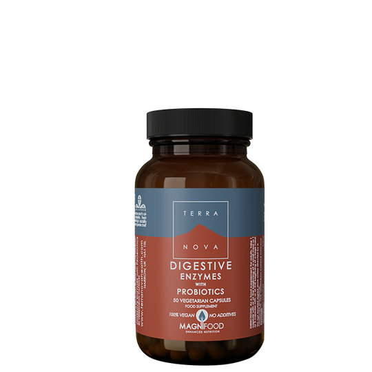 Digestive Enzymes with Probiotics, 50 kaps