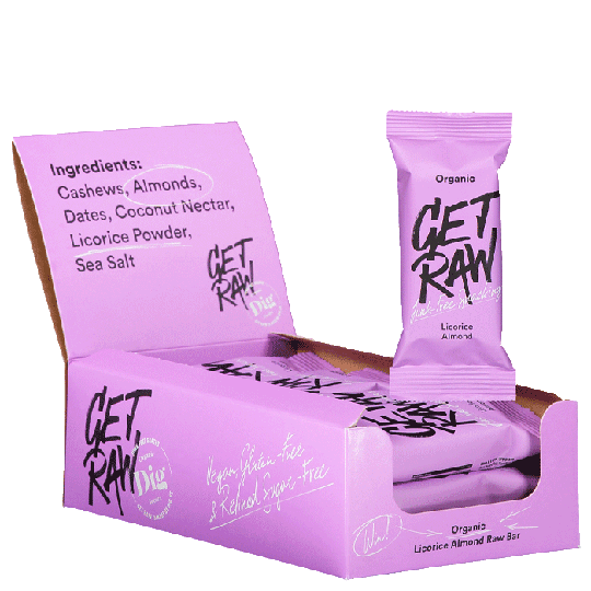 12 x GET RAW bar, 42 g