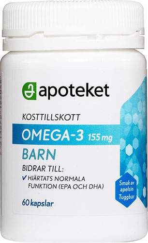 Apoteket Omega 3 Barn, 60 st