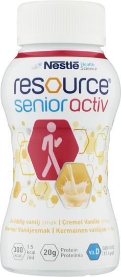 Resource Senior Activ Gräddvanilj 4 x 200 ml
