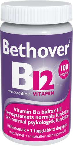 Bethover B12-vitamin, 100 st