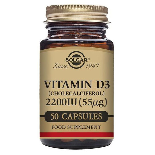 Solgar Vitamin D3 50 kapslar