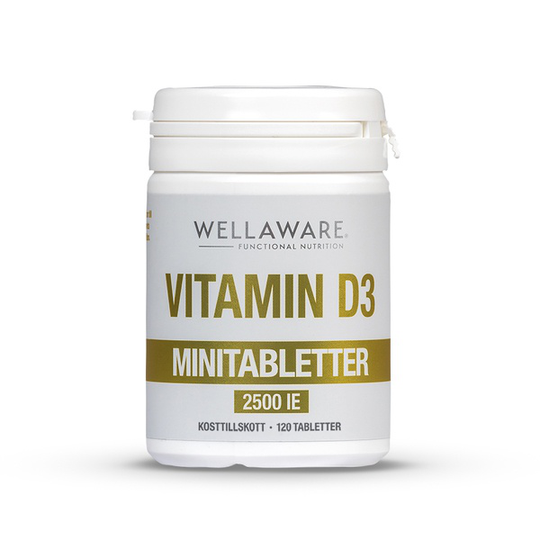 WellAware Vitamin D3 2500 IE Tabletter