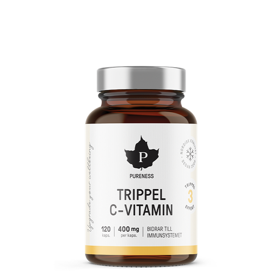 Trippel C-vitamin 120 kapslar