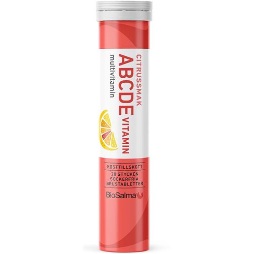 BioSalma ABCDE-vitamin citrus, 20 st